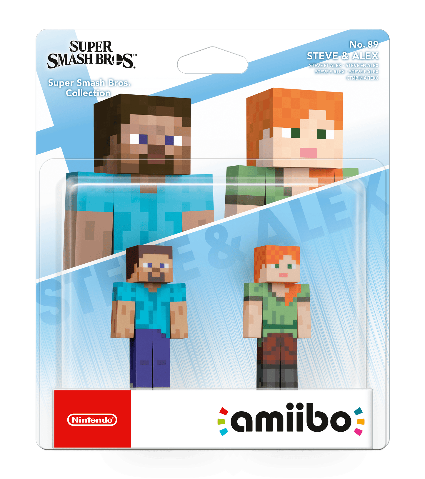 Steve & Alex Amiibo – Super Smash Bros Collection No. 89