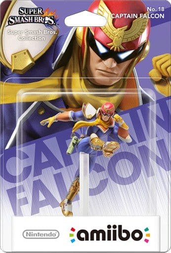 Captain Falcon Amiibo – Super Smash Bros Collection No. 18