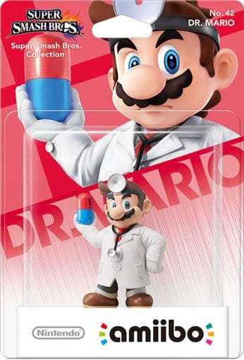 Doctor Mario Amiibo - Super Smash Bros Collection No. 42