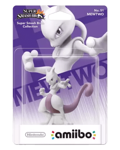 Mewtwo Amiibo - Super Smash Bros Collection No. 51