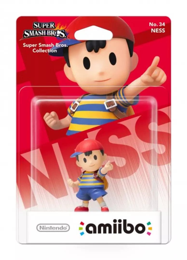 Ness Amiibo - Super Smash Bros Collection No. 34