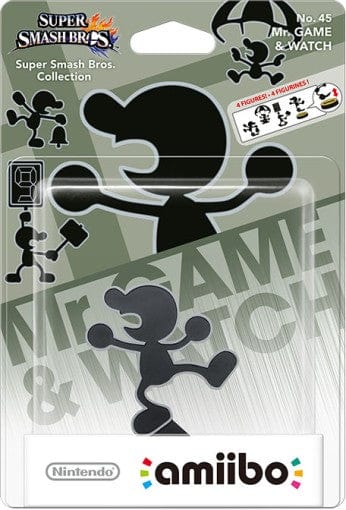 Mr. Game & Watch Amiibo – Super Smash Bros Collection No. 45